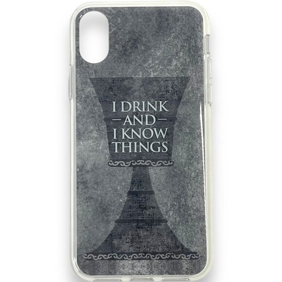 Game of Thrones GOT Case for iPhone X/XS I Drink and Know Things-HBO - Picture 2 of 3